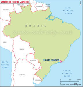 Map of Rio de Janeiro