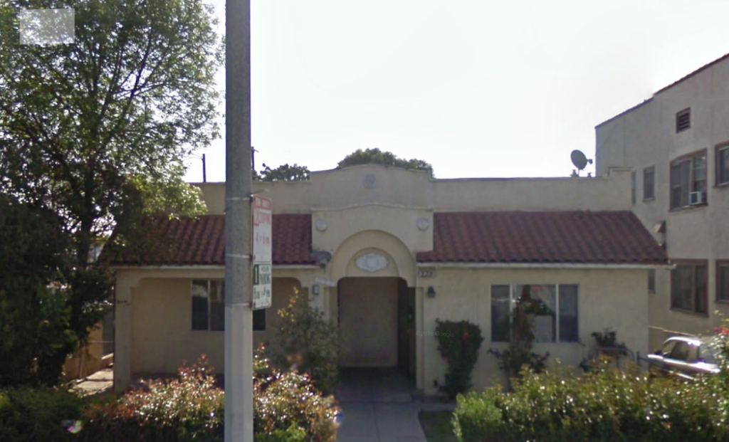 The duplex at 230 N Soto Street in Los Angeles where Leo and Bertha lived (to the right) in 1950. His mother lived on the left.