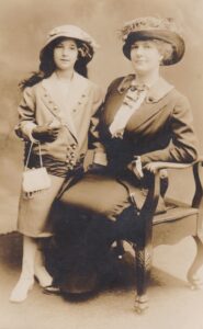 Hattie Levy Dinkelspiel (wife of Moses M.) and daughter Marie Pauline Dinkelspiel